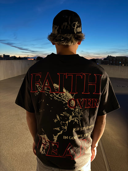 FAITH OVER FEAR T SHIRT 100% cotton   *PRE-ORDER*