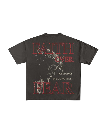 FAITH OVER FEAR T SHIRT 100% cotton   *PRE-ORDER*