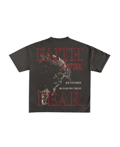 FAITH OVER FEAR T SHIRT 100% cotton   *PRE-ORDER*